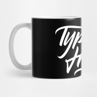 Typehand Brush Logo Mug